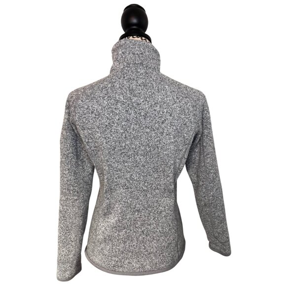 Patagonia Better Sweater 1/4 Quarter Zip Fleece Jacket Grey Women's Size Medium - Picture 5 of 12